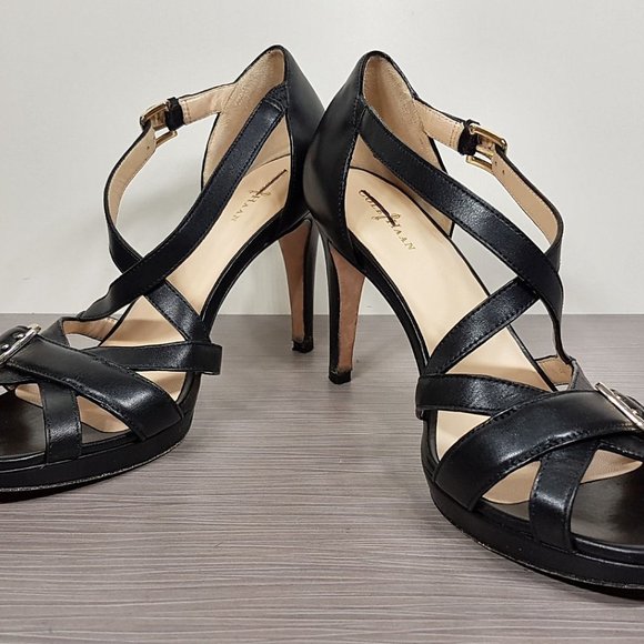 Cole Haan 'Air Maxine' Sandal Black Leather Womens Size 9.5 B - Picture 5 of 11